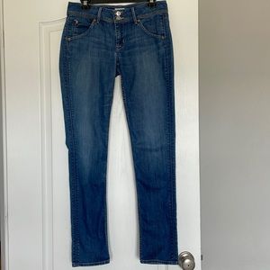 Hudson: Collin flap mid-rise skinny denim jeans, 28